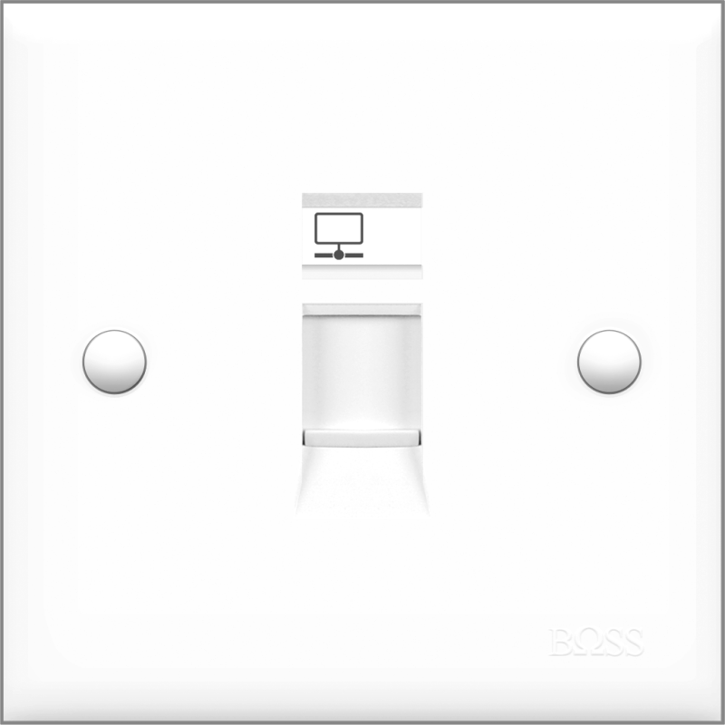 B30 1 gang CAT6 data outlet