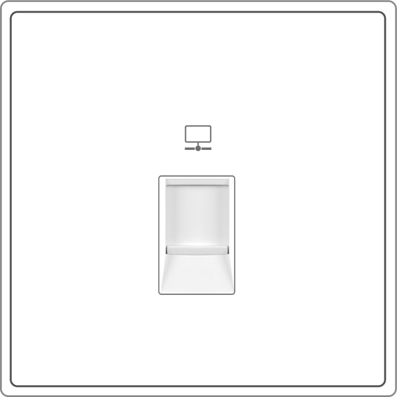 B5000S 1 Gang CAT6 Data Outlet