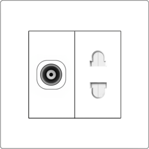 B1000 Coaxial TV Outlet w/ ...