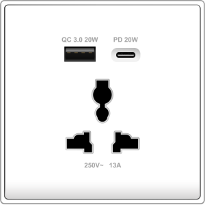 B5000 Universal Socket w/ Dual ...