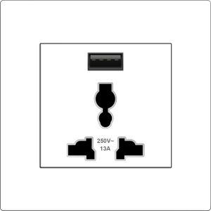 B1000 Universal Socket Outlet w/ ...