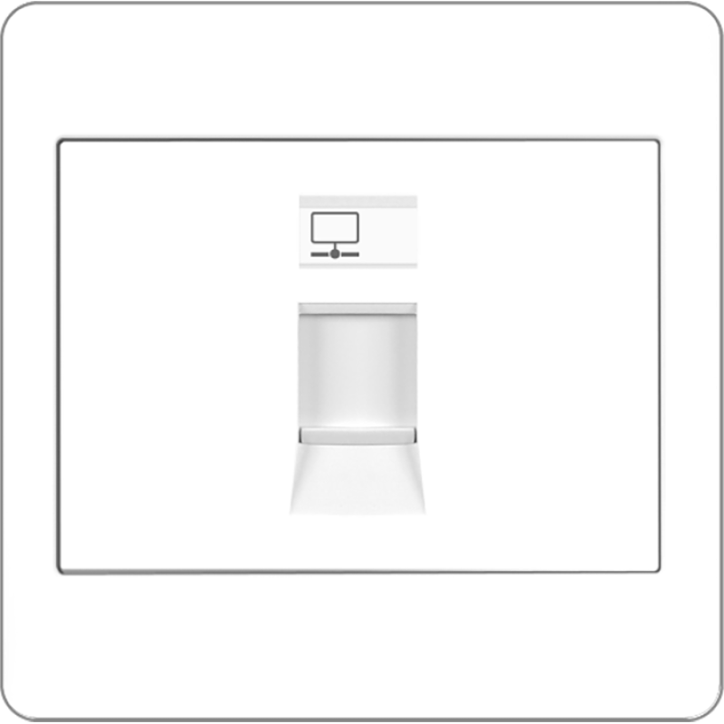 B2000L 1 Gang CAT6 Data Outlet B2000L 1 Gang CAT6 Data Outlet