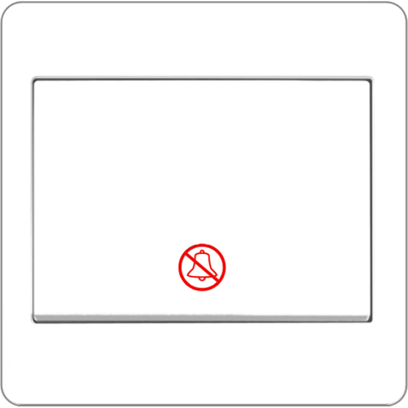 B2000L 1 Gang 2 Way Switch w/ DND Logo B2000L 1 Gang 2 Way Switch w/ DND Logo