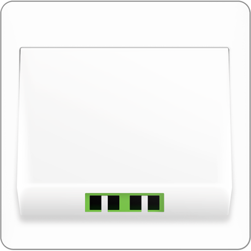 B2000L Duplex APC Fiber Optic Outlet