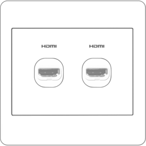 B2000L 2 Gang HDMI Outlet ...