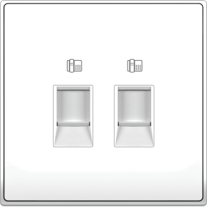 B5000 2 Gang Telephone Outlet ...