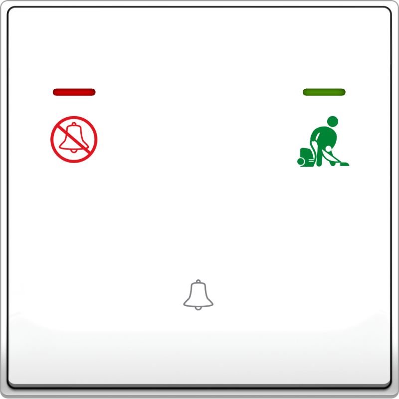 B5000 Bell Press w/ Integrated DND & MUR Logo & LED Indicator B5000 Bell Press w/ Integrated DND & MUR Logo & LED Indicator