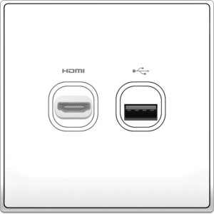 B5000 HDMI Outlet + USB ...