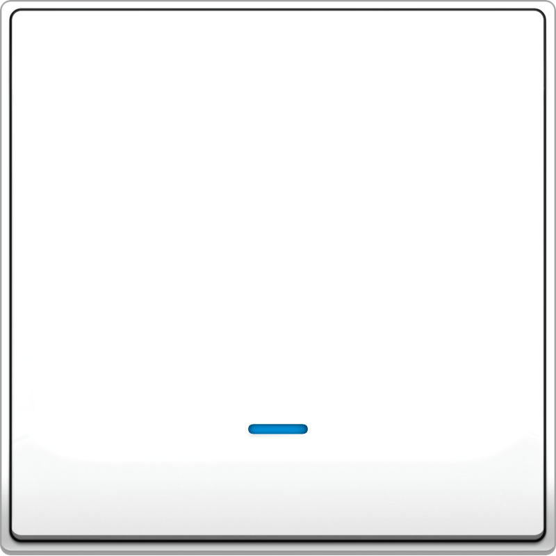 B5000 1 Gang Switch with Blue LED Indicator