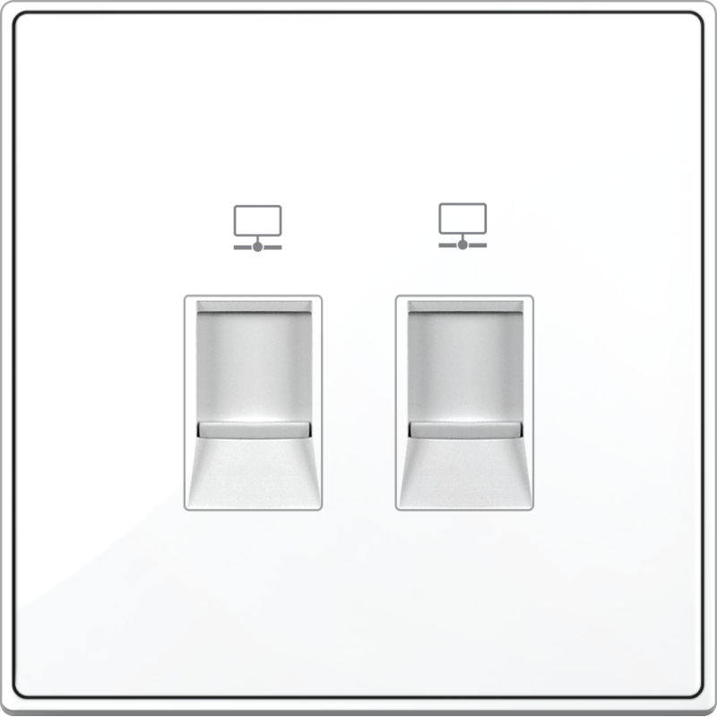 B5000S 2 Gang CAT6 Data Outlet B5000S 2 Gang CAT6 Data Outlet