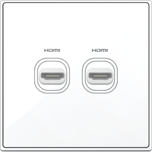 B5000S 2 Gang HDMI Outlet ...