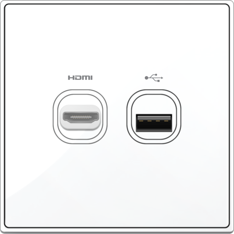 B5000S HDMI Outlet + USB Connection