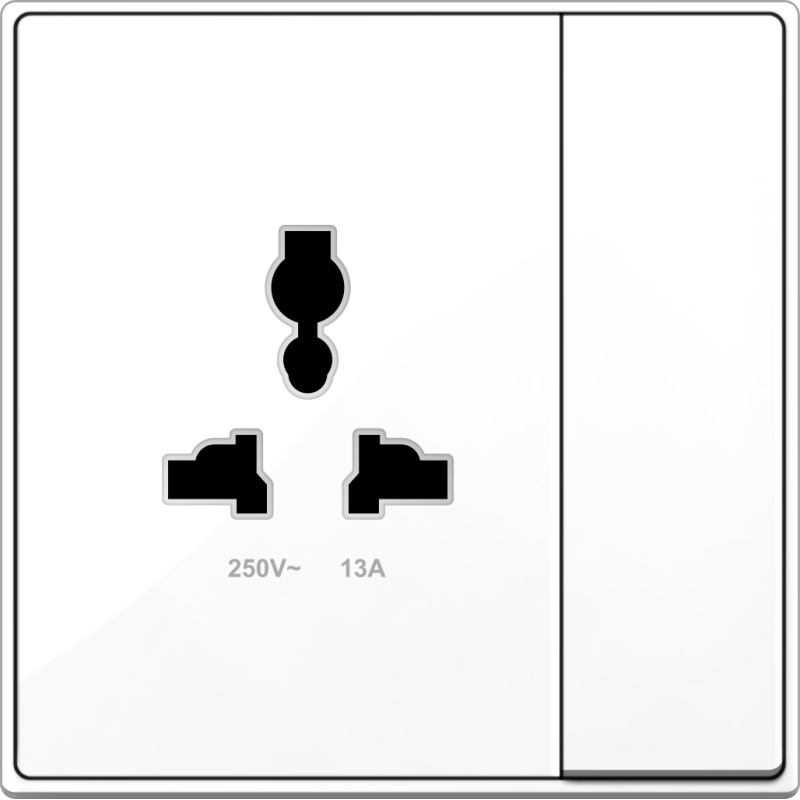 B5000S Universal Socket Outlet w/ Switch B5000S Universal Socket Outlet w/ Switch