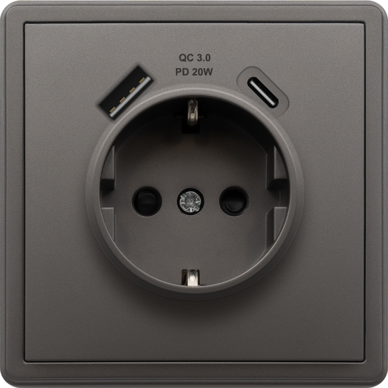 BE85426/16SPDC20 GYS 16A Schuko + 20W Charger USB A+C