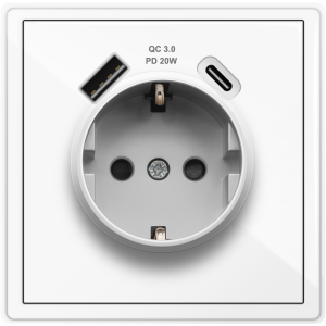 BE85426/16SPDC20 WES 16A Schuko + ...