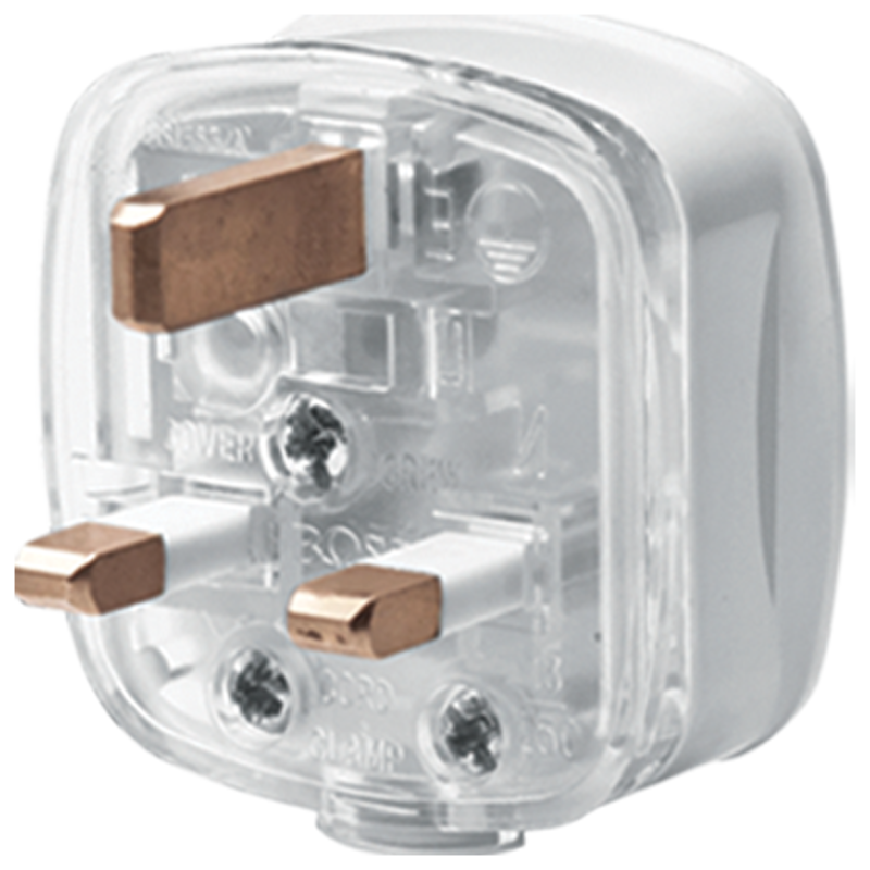 3 pins plug with fused