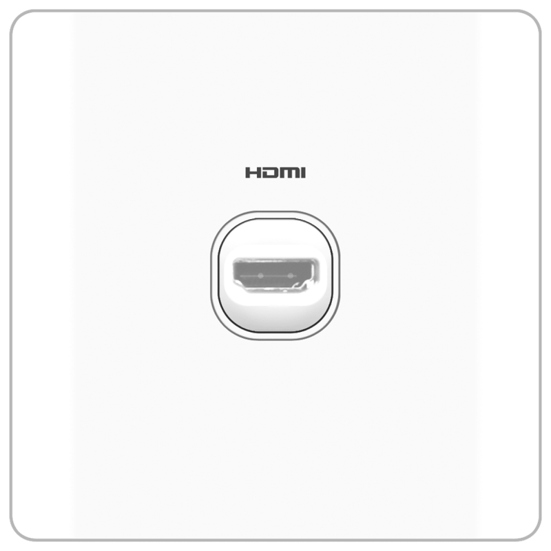 B20 1 gang HDMI outlet