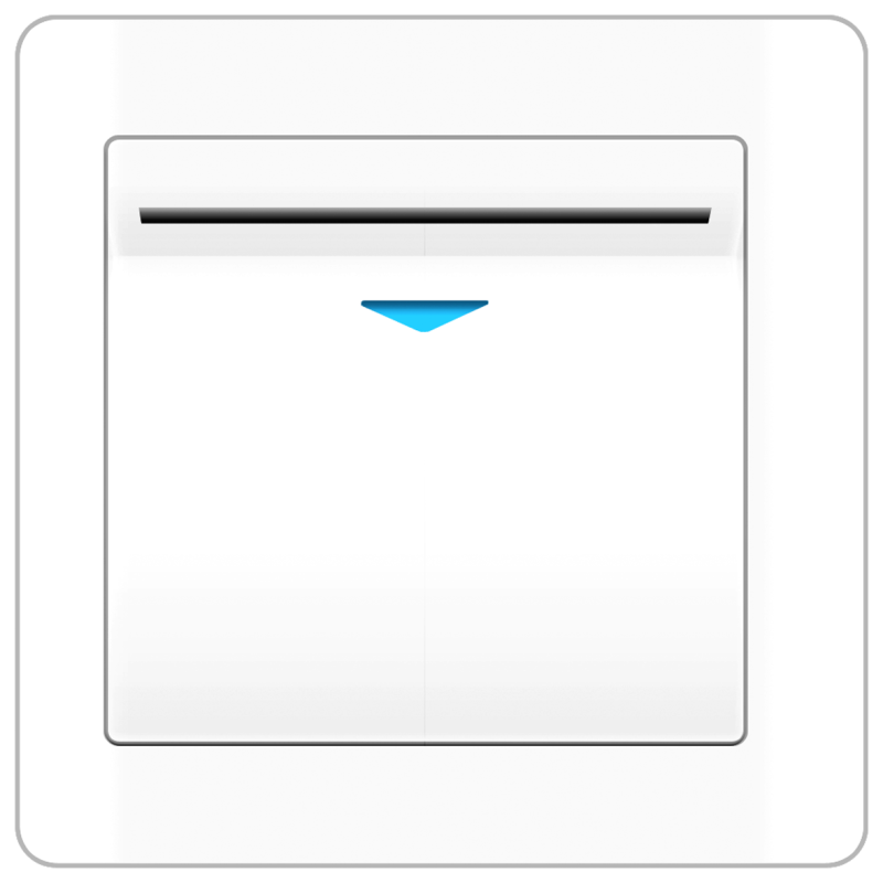 B20 key card RFID Mifare-13.56 MHz operating frequency, w/ blue LED indicator, turn off time delay 15s +/- 2s