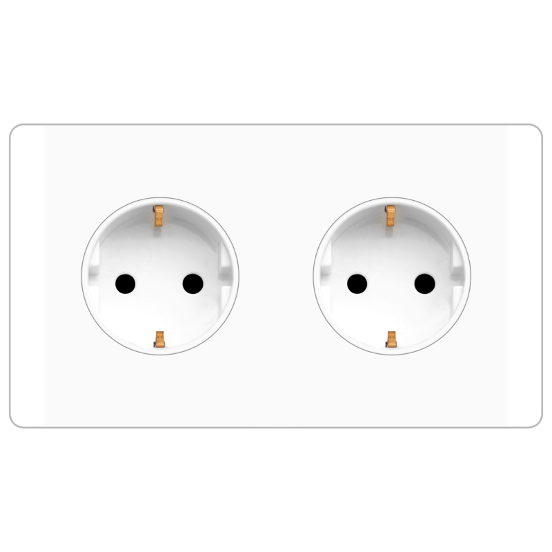 B20 Twin Schuko Socket Outlet