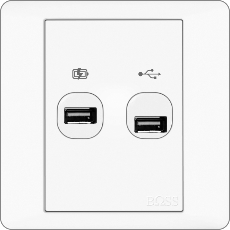 B2000 USB Charger + USB Connection Outlet