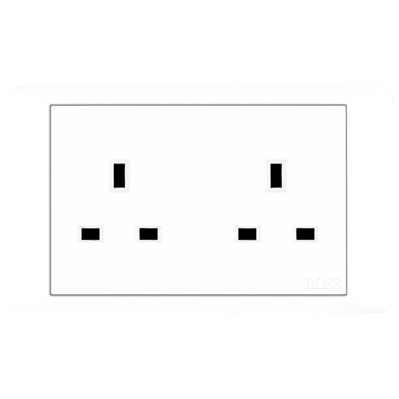 B2000 Twin BS Socket Outlet