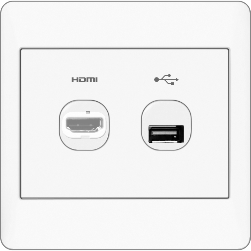 B2000L HDMI + USB Connection
