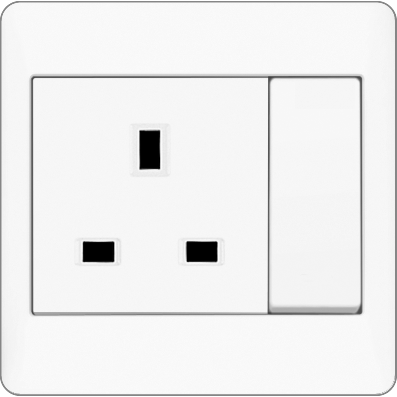 B2000L BS Socket Outlet w/ Switch