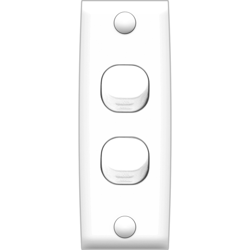 B30 2 gang architrave switch