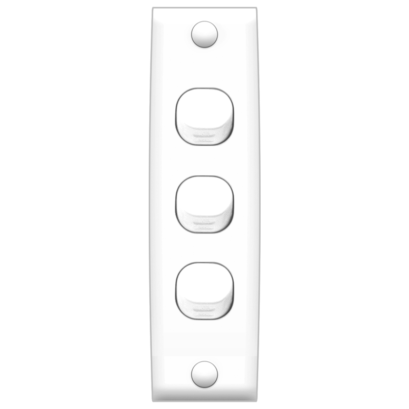 B30 3 gang architrave switch