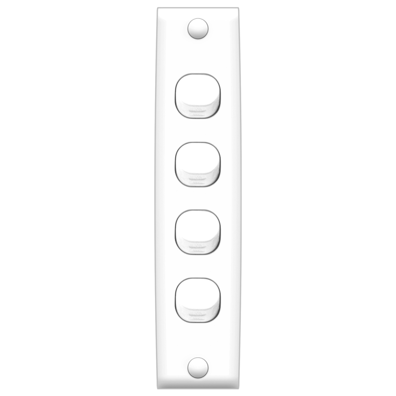 B30 4 gang architrave switch