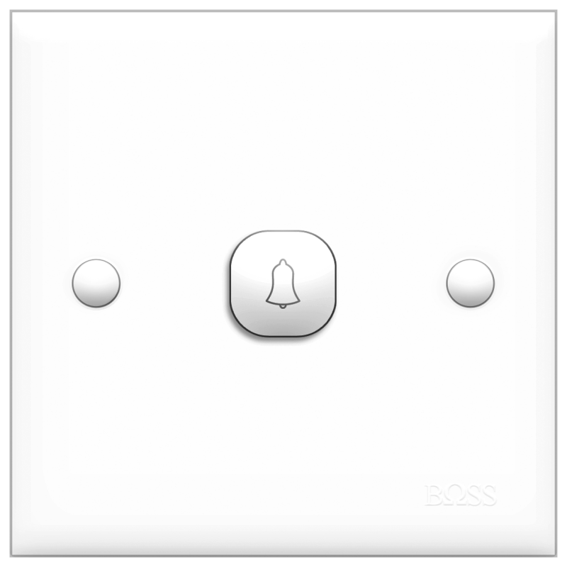 B30 1 gang bell push w/ bell icon
