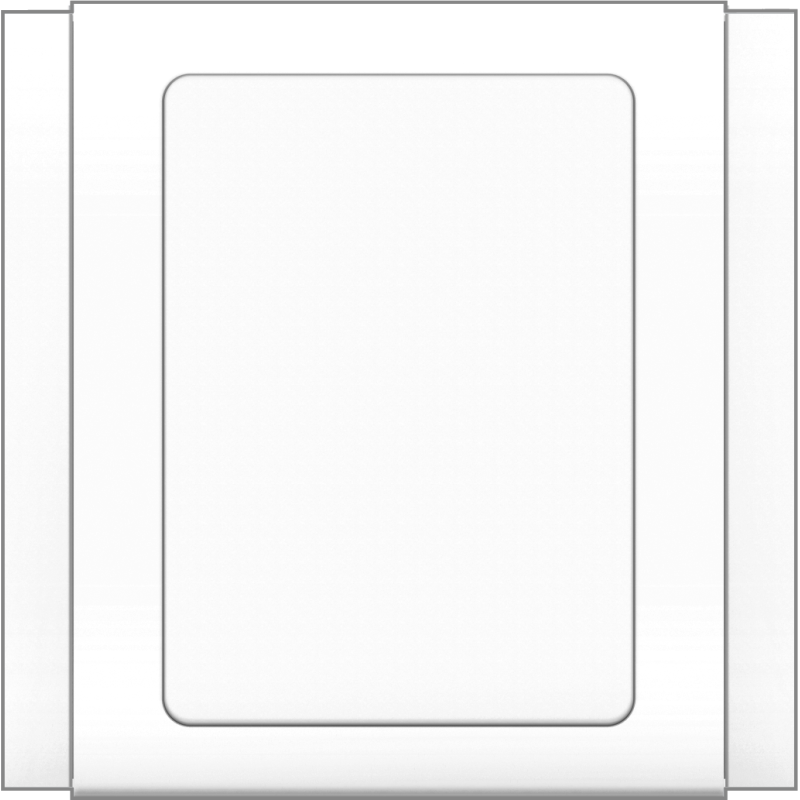 B3000 1 Gang Blank Plate (White)