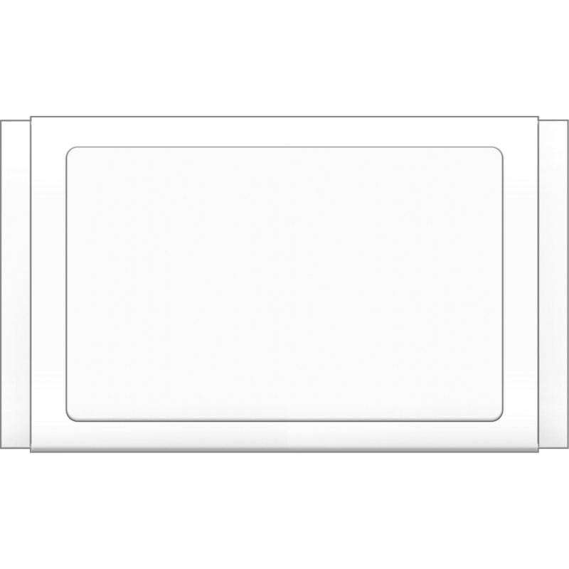 B3000 Twin Gang Blank Plate (White)