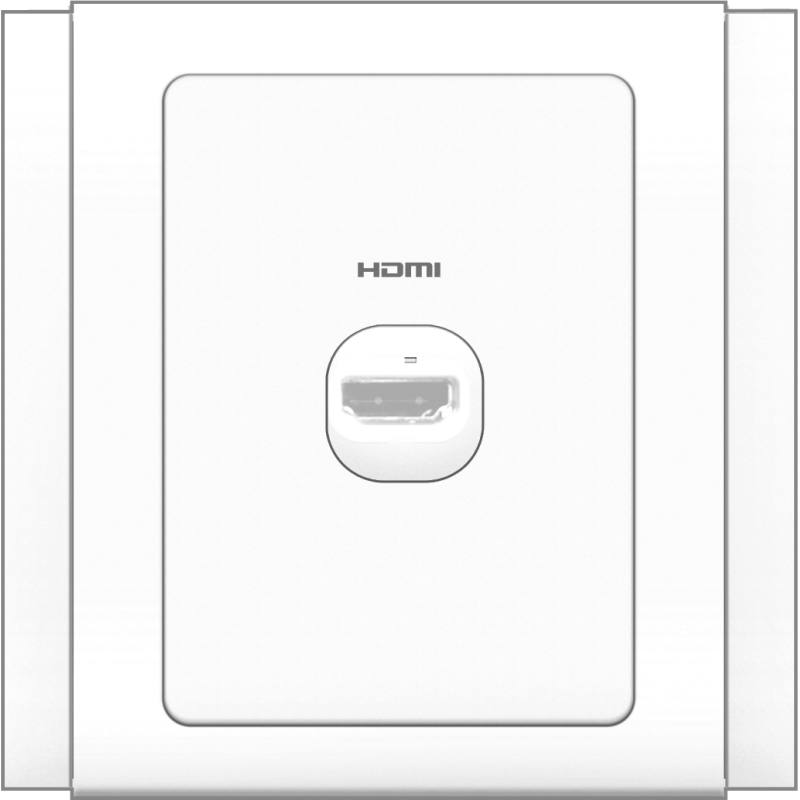 B3000 1 Gang HDMI Outlet (White)