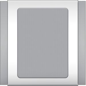 B3000 1 gang blank plate (grey) ...