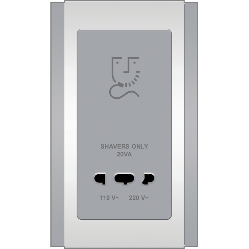 B3000 Shaver Outlet (Grey)