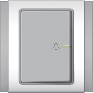 B3000 bell press w/ fluorescent indicator (grey)