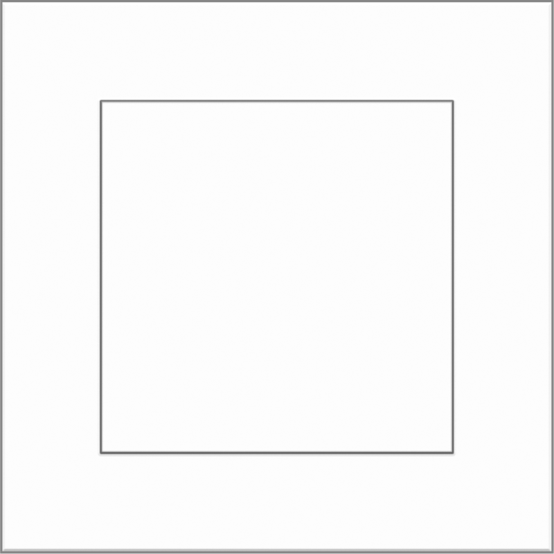 B4000 1 gang blank plate
