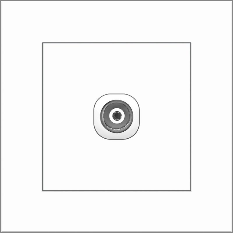 B4000 1 gang 75 ohm Coaxial TV outlet