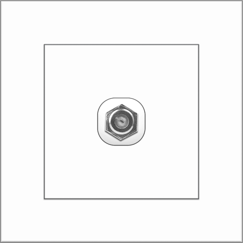 B4000 1 gang F-type TV outlet
