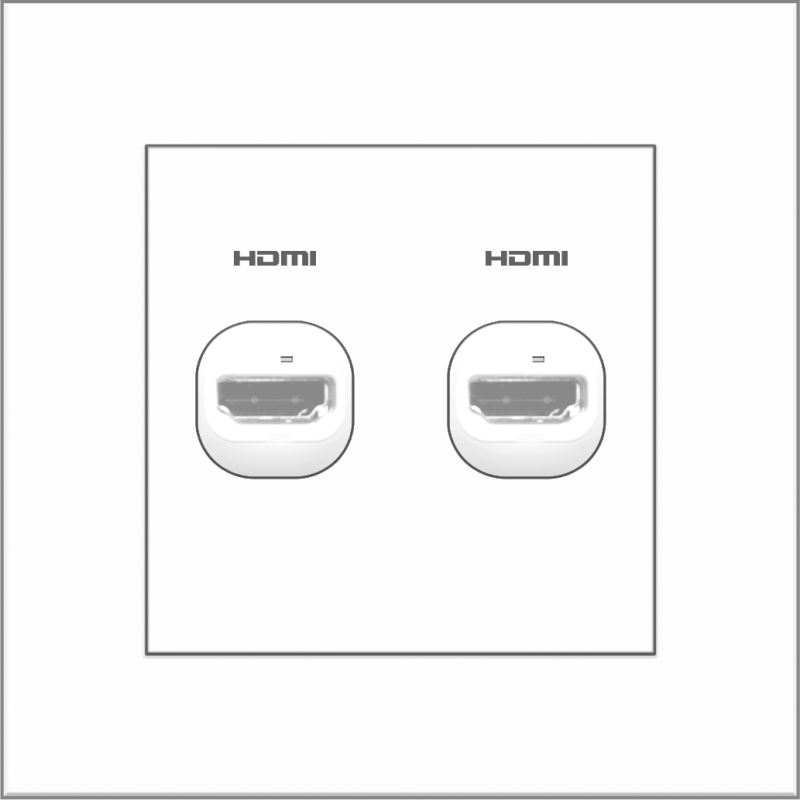 B4000 2 gang HDMI outlet