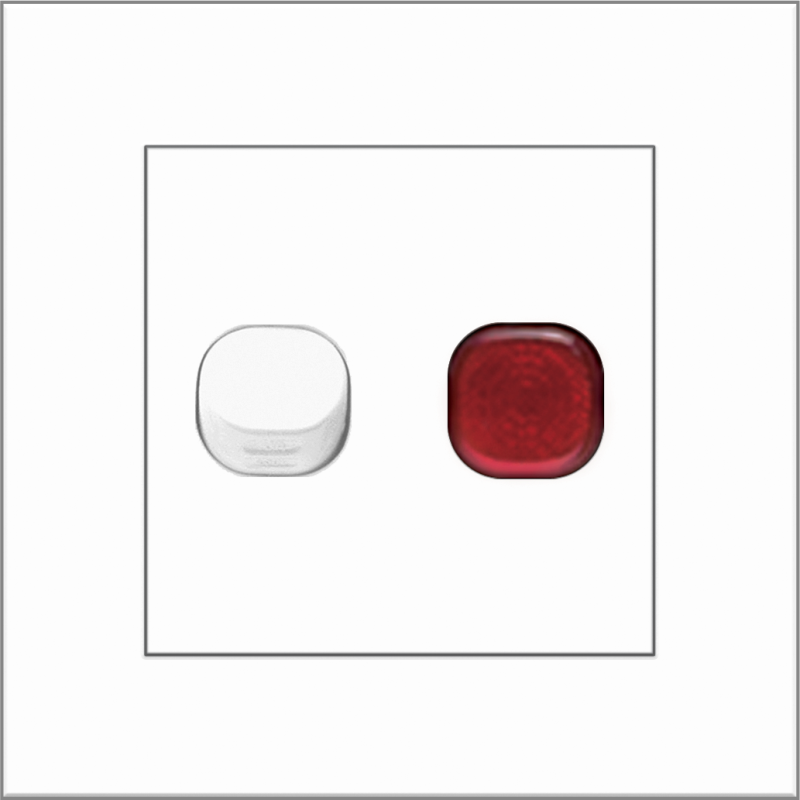 B4000 1 gang double pole switch w/ neon indicator