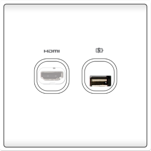 B5000 HDMI outlet + USB charger ...