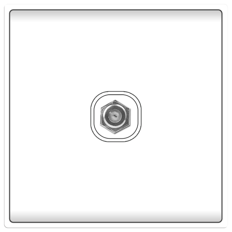 B5000 1 Gang F-Type TV Outlet