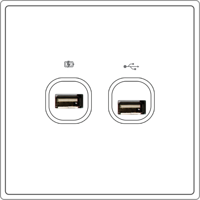 B5000S USB Charger + USB Connection