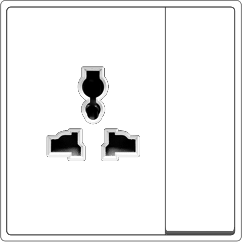 B5000S Universal Socket Outlet w/ Switch
