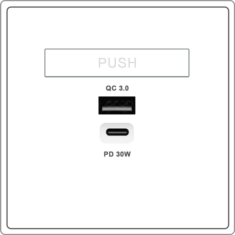 B5000S 30W Dual Port USB Charger