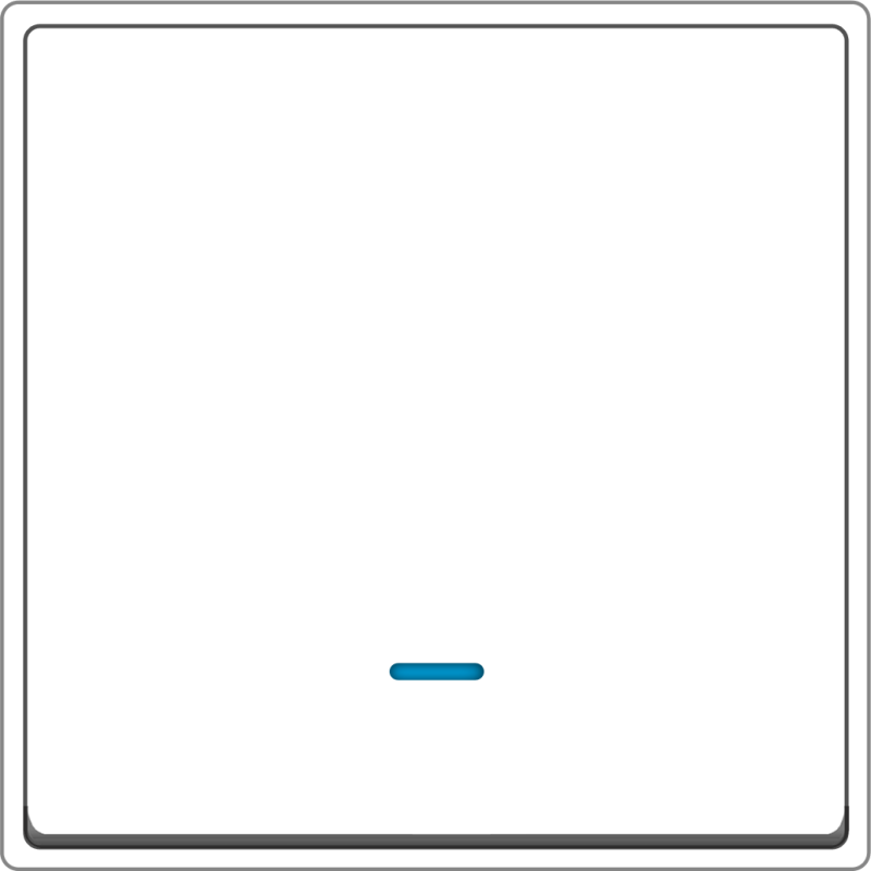B5000S 1 Gang Switch Blue LED Indicator