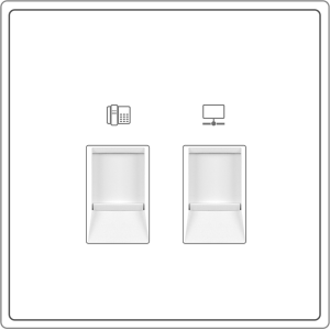 B5000S Telephone outlet RJ11 Cat3 ...