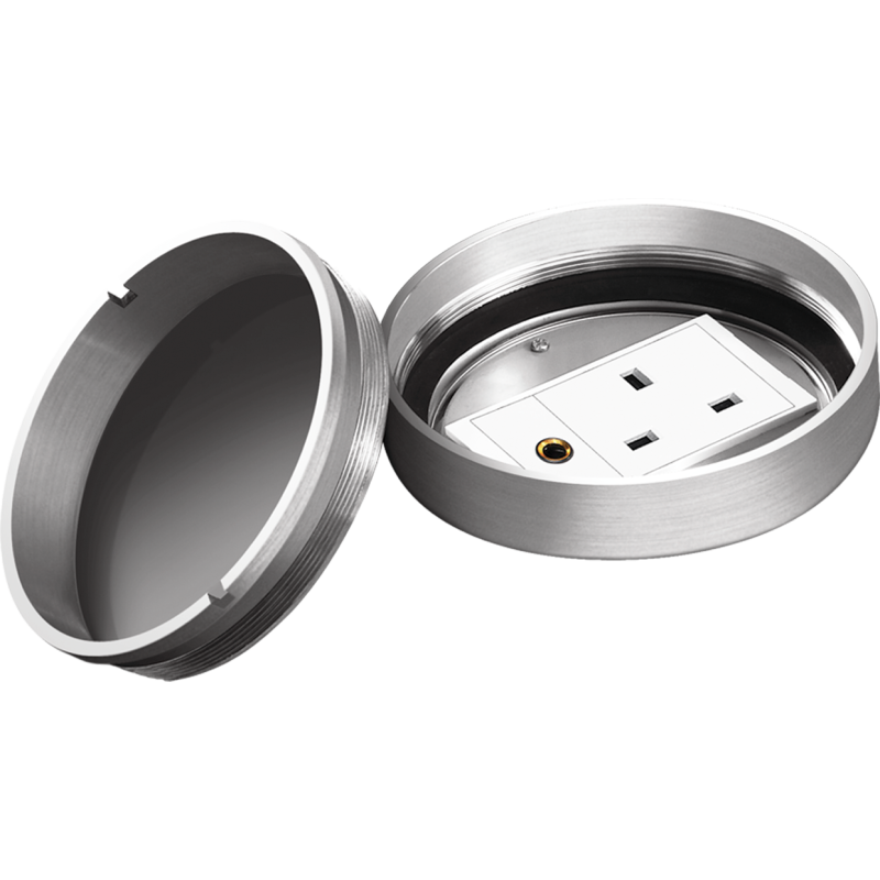 Round Swivel Floor Outlet